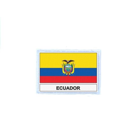 Ecusson Patch Badge Imprime Drapeau Ec Equateur