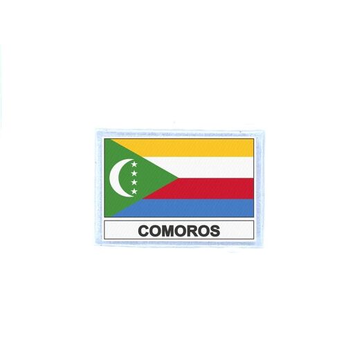 Ecusson Patch Badge Imprime Drapeau Com Comores
