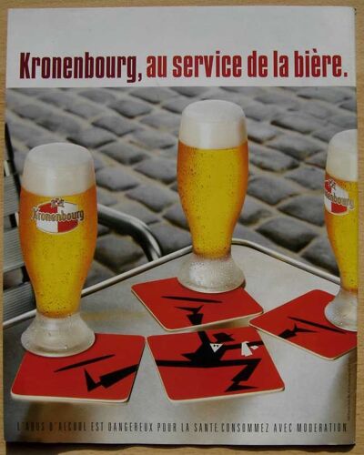 Publicité Papier - Bière Kronenbourg De 2003