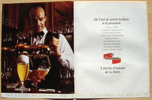 Publicité Papier - Bière Kronenbourg De 1992