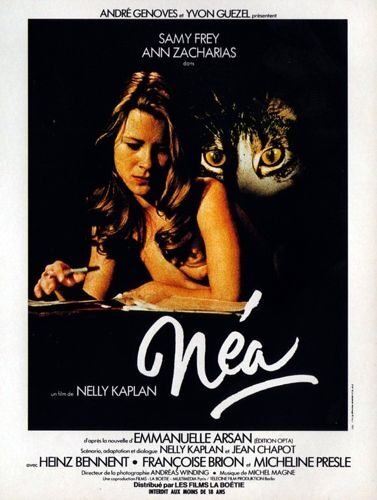 Néa - Véritable Affiche De Cinéma - Format 60x80 Cm - Nelly Kaplan, Sami Frey, Ann Zacharias, Micheline Presle, Heinz Bennent, Ingrid Caven, Martin Provost    - Année 1976