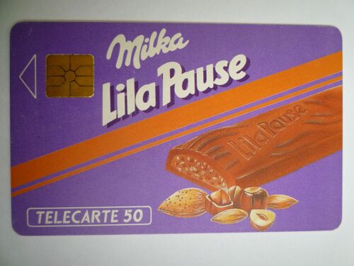 Télécarte France Telecom 50 Unités 1990 Milka Lila Pause