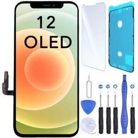 Ecran Oled Remplacement Pour Iphone 12 / 12 Pro Oled Avec Joint Ecran + Kit