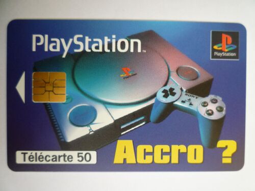 Télécarte France Telecom 50 Unités 1996 Playstation : Accro ?