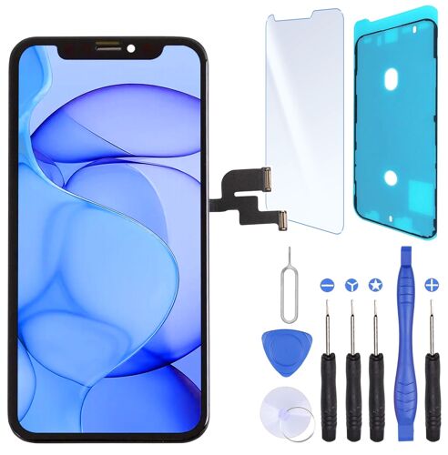 Ecran Lcd Remplacement Pour Iphone X/10 + Joint Ecran, Verre Trempé Et Outils