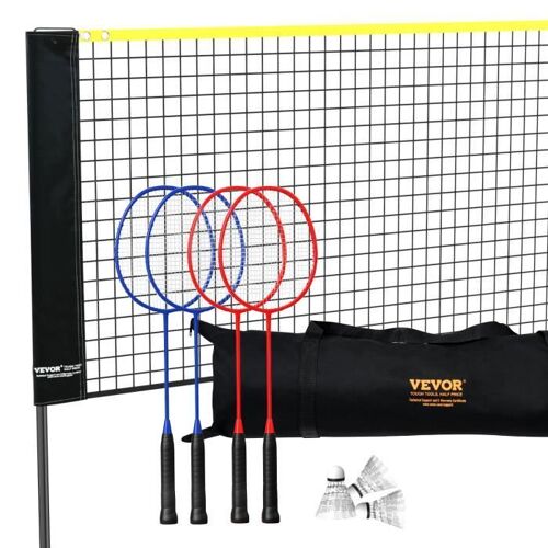 Filet De Badminton-Vevor-6,06 M, Filet Pliable De Volley-Ball Réglable En Hauteur-Pour Les Jeux Intérieur Et Extérieur De L'enfant