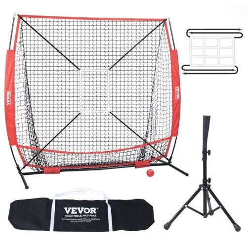 Entraînement Au Baseball - Vevor - 1534 X 900 Mm,5,2 Kg,Avec Support De Frappe Cible De Frappe Et Sac De Transport