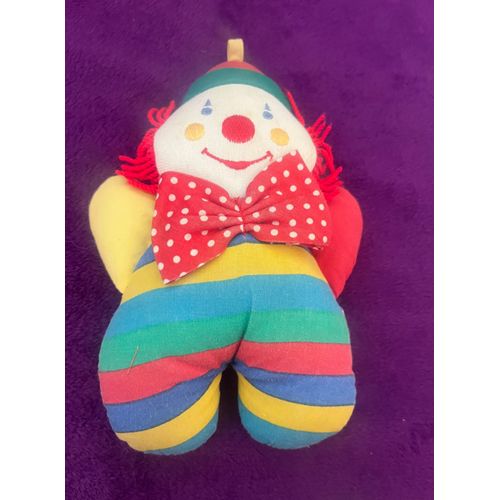 Doudou Hochet Clown Multicolore Corolle 19 Cm