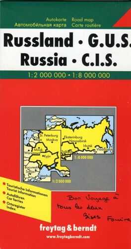 Russland Gus 1 : 2 000 000 / 1 : 8 000 000
