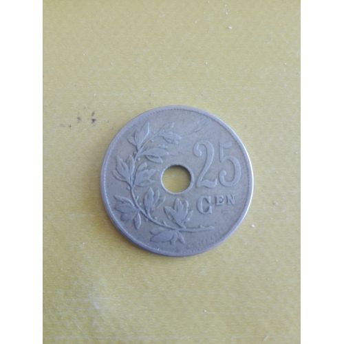 Belgique 1910 25 Centimes
