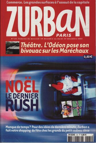 Zurban Paris / 18-12-2002 N°121 : Guillaume Canet (2p) - Guerouabi El Hachemi (1p)