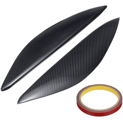 Autocollant De Phare Couverture Garniture Phares Sourcil Fibre Pour / Opel C Facelift 2006-2008