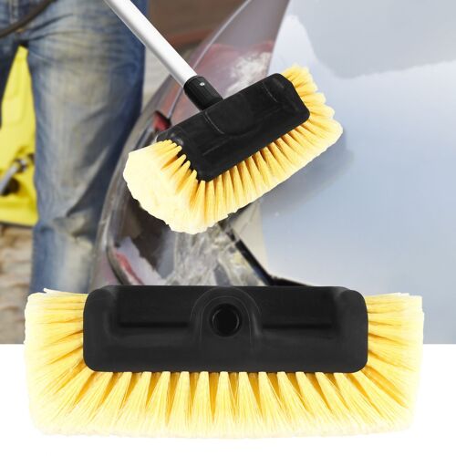 Tête De Brosse Lavage Voiture Detailing Véhicules À Laver,Bateaux,,Ou Hors Route,Autos Super Soft Soies Pour Résistant Aux Rayures Nettoyage,Fixation Poignée Universelle