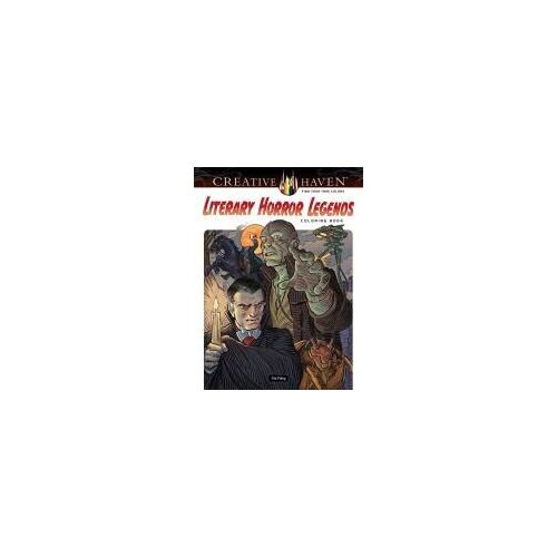 Creative Haven Literary Horror Legends Coloring Book