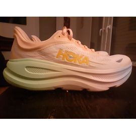 Chaussure Running Hoka One Bondi 9 Orange-Vert Pointure 43 1/3