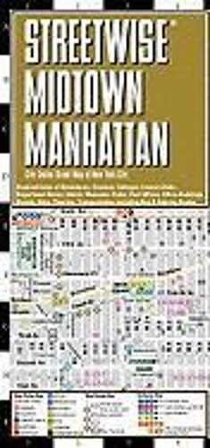 Streetwise Midtown Manhattan Map - Laminated City Street Map Of Midtown Manhattan, Ny: Folding Pocket Size Travel Map