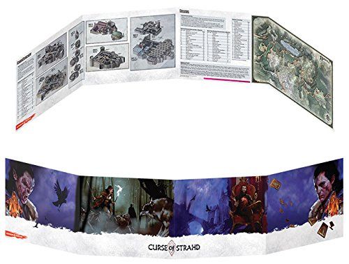 D&d Dungeon Masters Screen Curse Of Strahd Board Game