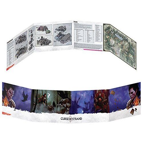 D&d Dungeon Masters Screen Curse Of Strahd Board Game