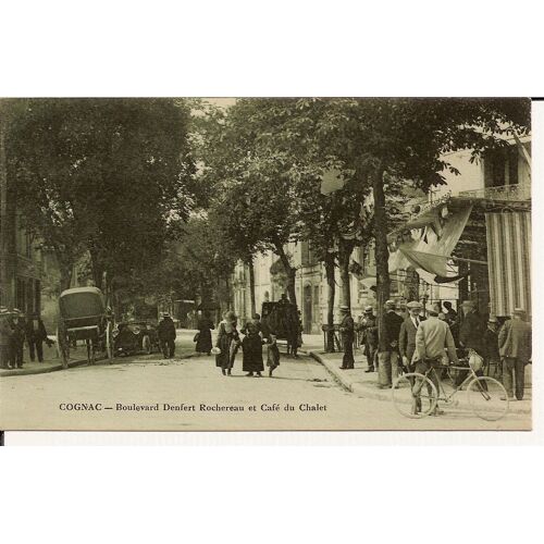 Cognac, Boulevard Denfert Rochereau Et Café Du Chalet;