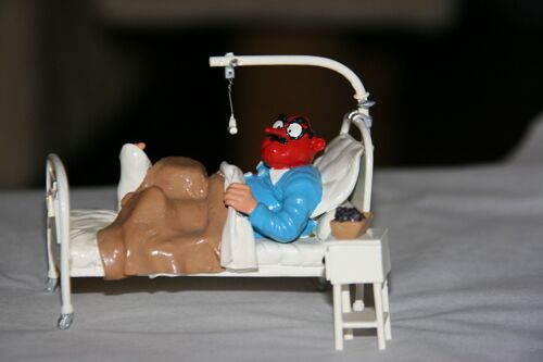 Pixi Franquin Gaston Lagaffe De Mesmaeker Dans Son Lit D'hopital (4740) 703/750