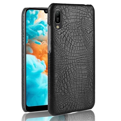 Classique Élégant Étui Pour Huawei Y6 Pro 2019 Housse De Protection Compatibilité Anti Éraflure Mode Classique D'alligator - Noir