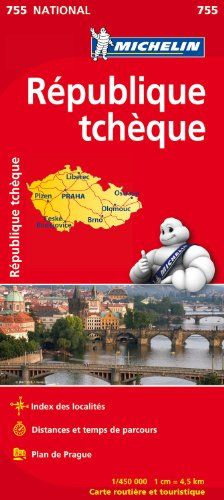 Czechia - Michelin National Map 755