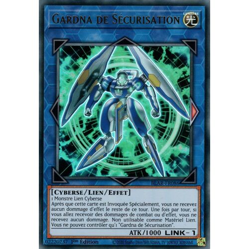 Yu-Gi-Oh ! Gardna De Sécurisation Blar-Fr086 Ultra Rare