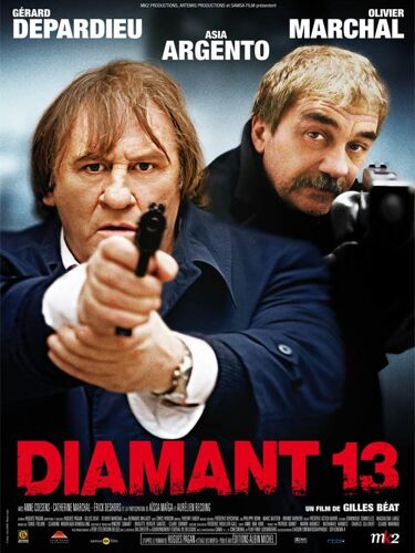 Diamant 13 - Gérard Depardieu - Affiche Cinema Originale