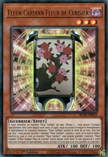 Yugioh! Fleur Cardian Fleur De Cerisier Blar-Fr029
