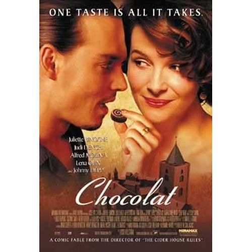 Chocolat - Johnny Depp, Juliette Binoche - Affiche / Poster Envoi En Tube