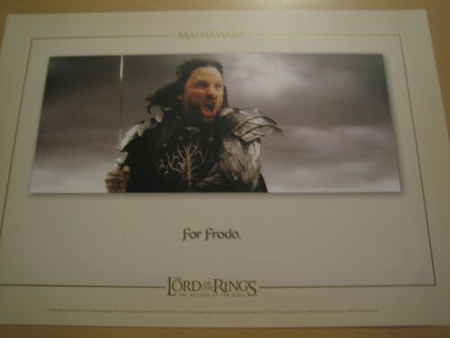 Lord Of The Rings - For Frodo - Affiche / Lithographie Envoi En Tube