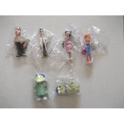 6 Figurines Telecinco Dont Oscar Comme C'est Agréable De Survivre - Marukatsu - 2002