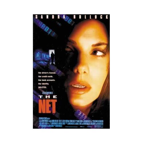 The Net - Sandra Bullock - Affiche / Poster Envoi En Tube