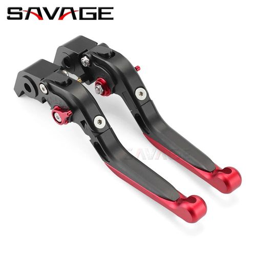 Levier De Frein À Main Et D'embrayage Pour Moto,Pour Ducati Diavel 1260,Ducati Monster 950,1100,1200 S/R,Pièces Modifiées - Type Red Black