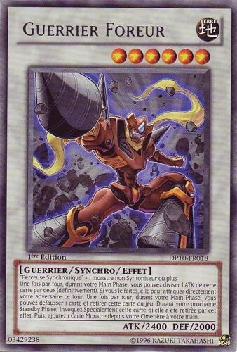 Guerrier Foreur Dp10-Fr018 Rare