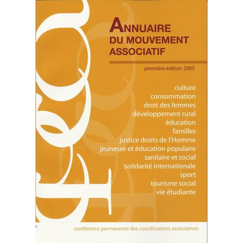 Annuaire Du Mouvement Associatif 2005 1