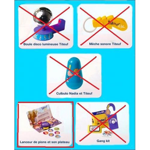 Lanceur De Pogs Et Son Plateau Titeuf  Le Film By Mc Do ,Mc Donald