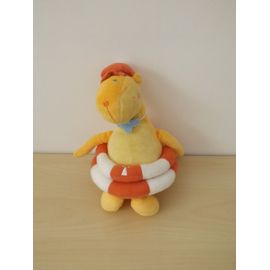 Peluche Dinosaure Rigolo Orange Bouée Toys 'land