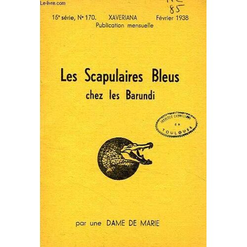Les Scapulaires Bleus Chez Les Barundi