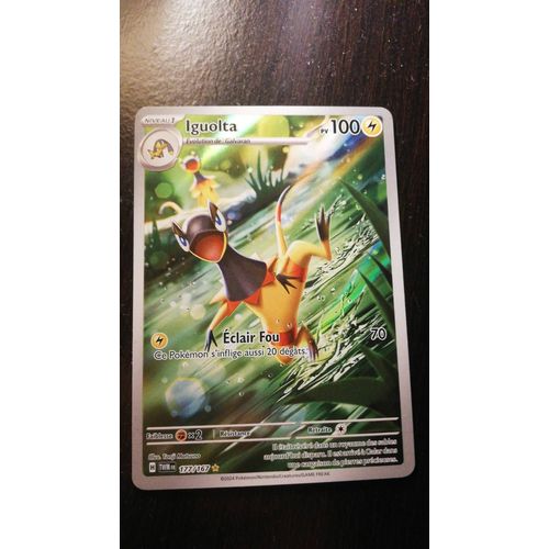Carte Pokemon Iguolta 177/167