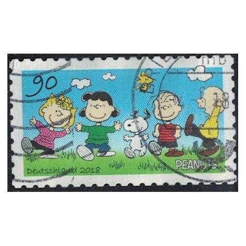 Allemagne 2018 Oblitéré Used Peanuts Gang La Bande À Snoopy Y&t De 3154 Su