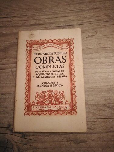 Obras Completas Bernardim Ribeiro Volume 1