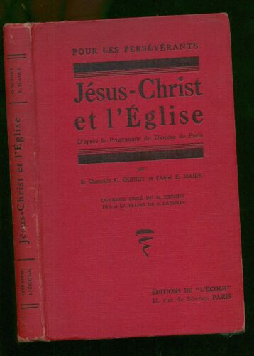 Etude De Jésus-Christ Et De L'eglise