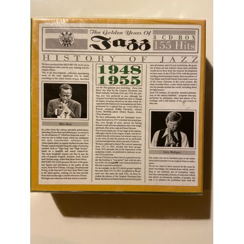 The Golden Years Of Jazz History Of Jazz 1948 -1955 Coffret 8 Cds