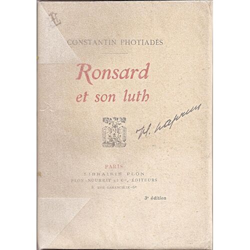 Ronsard Et Son Luth.
