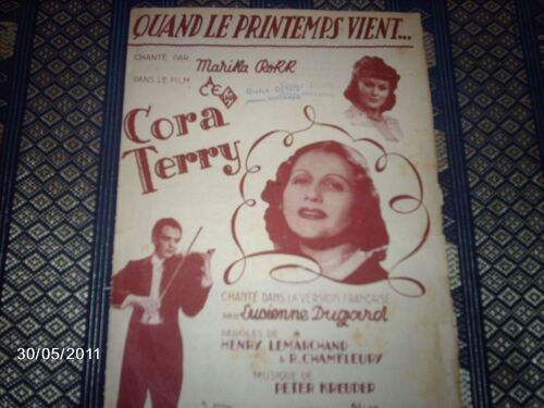 Partition Lucienne Dugard De Quand Le Printemps Vient