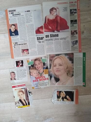Sharon Stone Clipping Revue De Magazine Photo