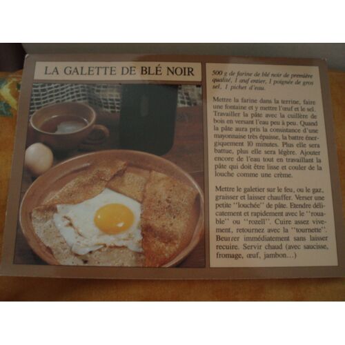 Carte Postale La Galette De Blé Noir