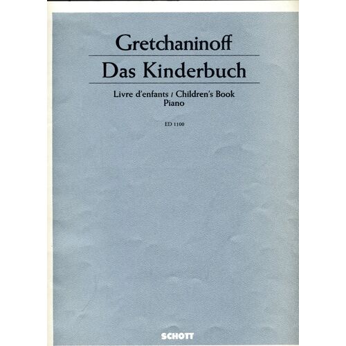 Gretchaninoff Das Kinderbuch Livres D'enfants Ed 1100