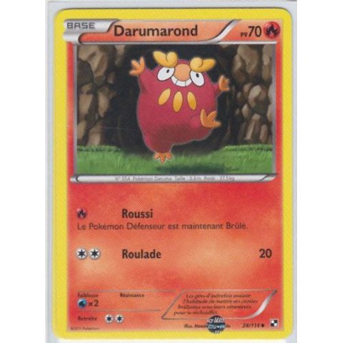 Darumarond Base 'noir&blanc' 70 Pv 24/114